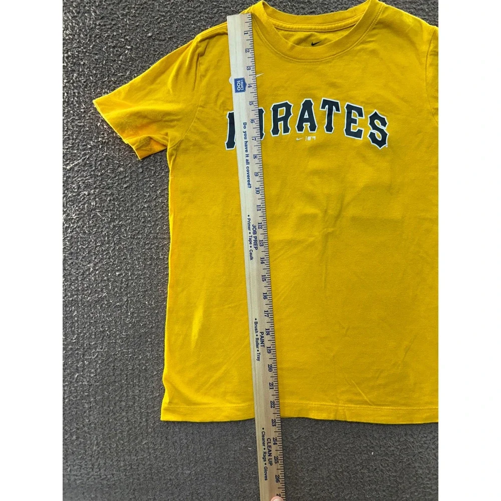 Nike Pittsburgh Pirates Castillo 10 Youth Large Yellow MLB Baseball T-Shirt